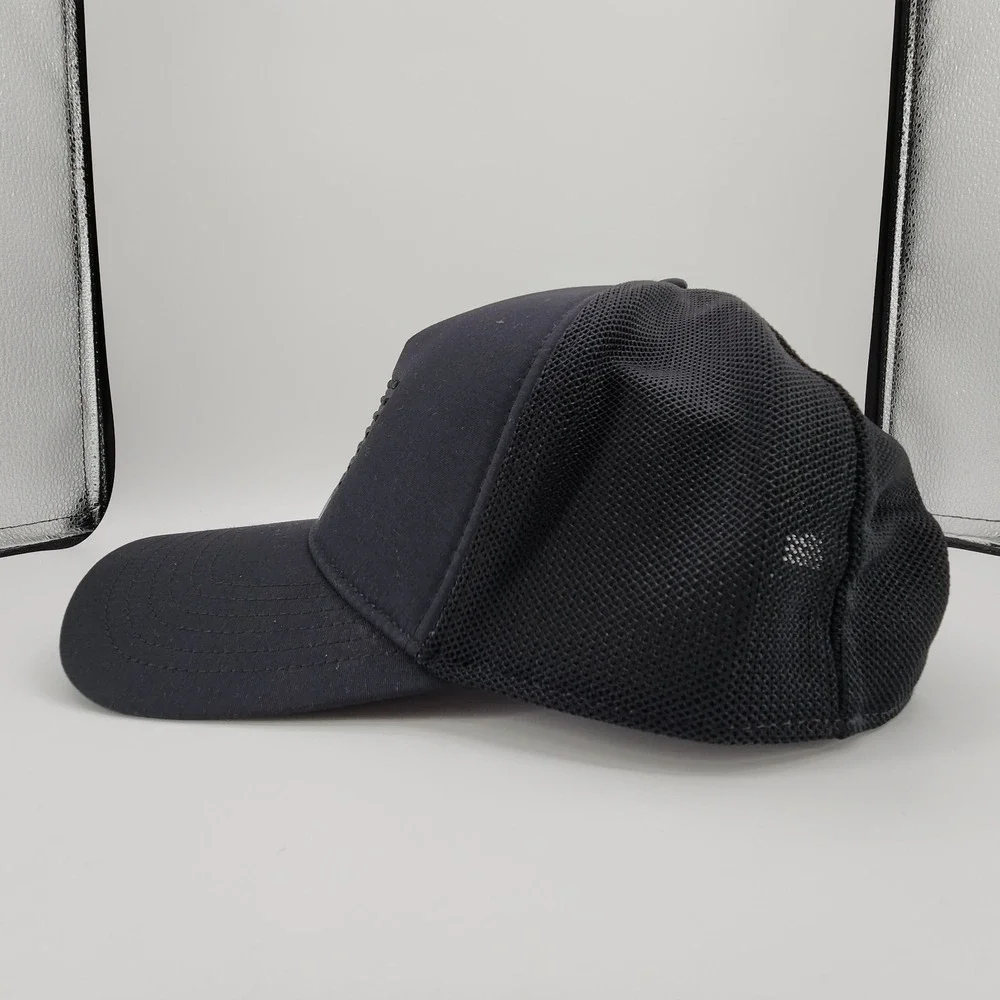 Under Armour UA Freedom Trucker Hat Adjustable Snapback Cap Black Mesh‎ Back NEW